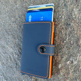 Secrid Mini Wallet Matte Night Blue/Orange Ballynahinch Northern