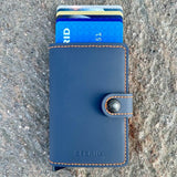 Secrid Mini Wallet Matte Night Blue/Orange Ballynahinch Northern