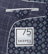 Skopes Mens Winster Blazer Jacket Blue Glen Check Ballynahinch