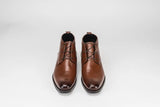 Sloane Mens Dudley 21031 Leather Lace Up Boots Brown Northern Ireland