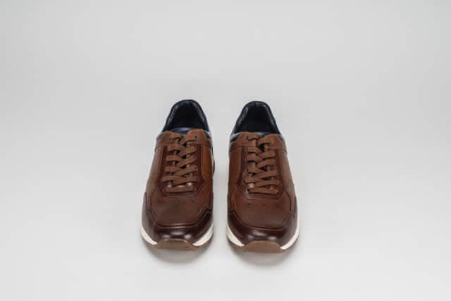 Sloane Mens Max Leather Trainers Tan/Brown Northern Ireland Belfast