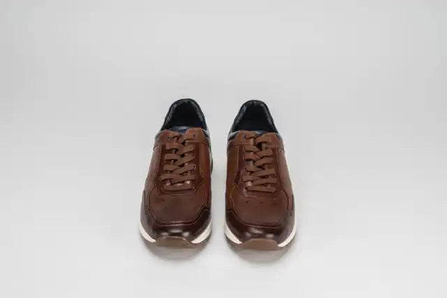 Sloane Mens Max Leather Trainers Tan/Brown Northern Ireland Belfast