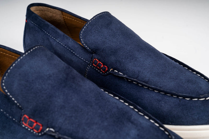 Sloane Mens Shoes Rocca Suede Loafer Navy Blue Northern Ireland