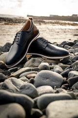 Sloane Shoes Brandon Casual Trainers Navy/Cognac Northern Ireland