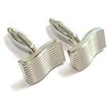 Sophos Rectangle Wavey Patterned Cufflinks