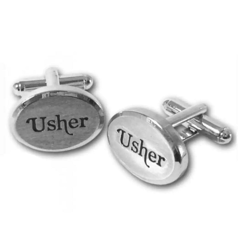 Sophos Usher Wedding Silver Cufflinks