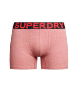 Superdry 3 Pack Boxers Underwear Berry Red Marl/Hike Red Marl/Mid Red