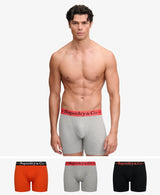 Superdry & Co Boxer Triple Pack Black/Orange/Grey Northern Ireland