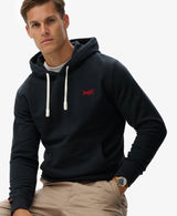 Superdry Essential Logo Classic Hoodie Eclipse Navy Northern Ireland