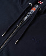 Superdry Essential Logo Half Brushed Hoodie Eclipse Navy Northern