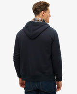 Superdry Essential Logo Half Brushed Hoodie Eclipse Navy Northern