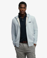 Superdry Essential Logo Half Brushed Hoodie Icey Blue Marl Northern