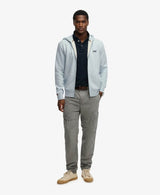 Superdry Essential Logo Half Brushed Hoodie Icey Blue Marl Northern