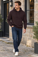 Superdry Essential SD Co Logo Hoodie Heritage Port Marl Northern