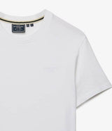 Superdry Essential Serif Logo Embroidered T-Shirt Optic White