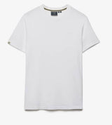 Superdry Essential Serif Logo Embroidered T-Shirt Optic White