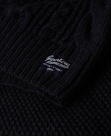 Superdry Jacob Henley Jumper M6110639A Eclipse Navy Northern Ireland