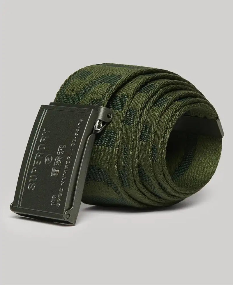 Superdry Men’s Webbing Belt Army Green Northern Ireland Belfast