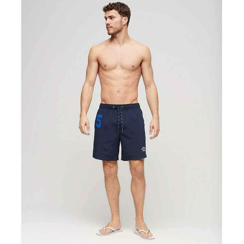 Superdry Men’s 17 Inch Polo Swim Shorts Richest Navy Northern