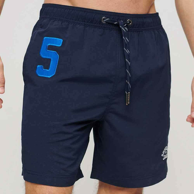 Superdry Men’s 17 Inch Polo Swim Shorts Richest Navy Northern