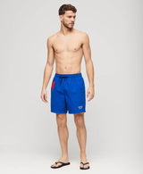 Superdry Men’s 17 Inch Polo Swim Shorts Voltage Blue Northern