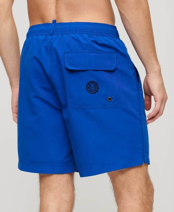 Superdry Men’s 17 Inch Polo Swim Shorts Voltage Blue Northern