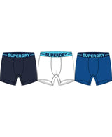 Superdry Mens 3 Pack Boxers Navy/Blue/Optic Northern Ireland Belfast