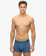 Superdry Mens 3 Pack Boxers Navy/Blue Stripe/Navy Feeder Northern