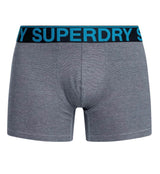 Superdry Mens 3 Pack Boxers Navy/Blue Stripe/Navy Feeder Northern