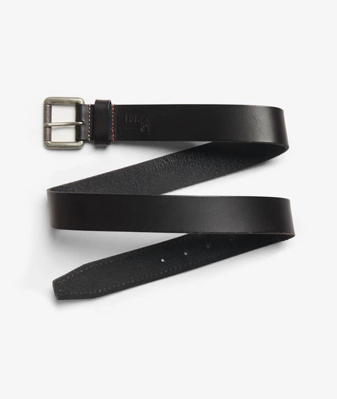 Superdry Men’s Badgeman Leather Belt Black Northern Ireland Belfast