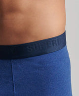 Superdry Mens Boxers 2 Pack Bright Blue/Navy Marl Northern Ireland