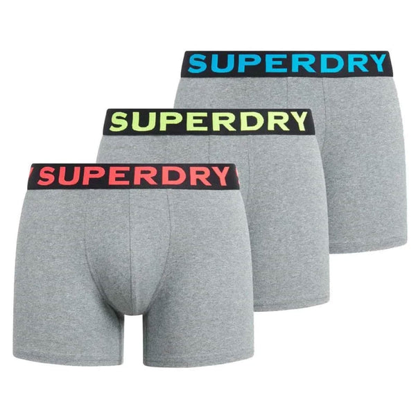Superdry Mens Boxers 3 Pack Noos Grey Marl Northern Ireland Belfast