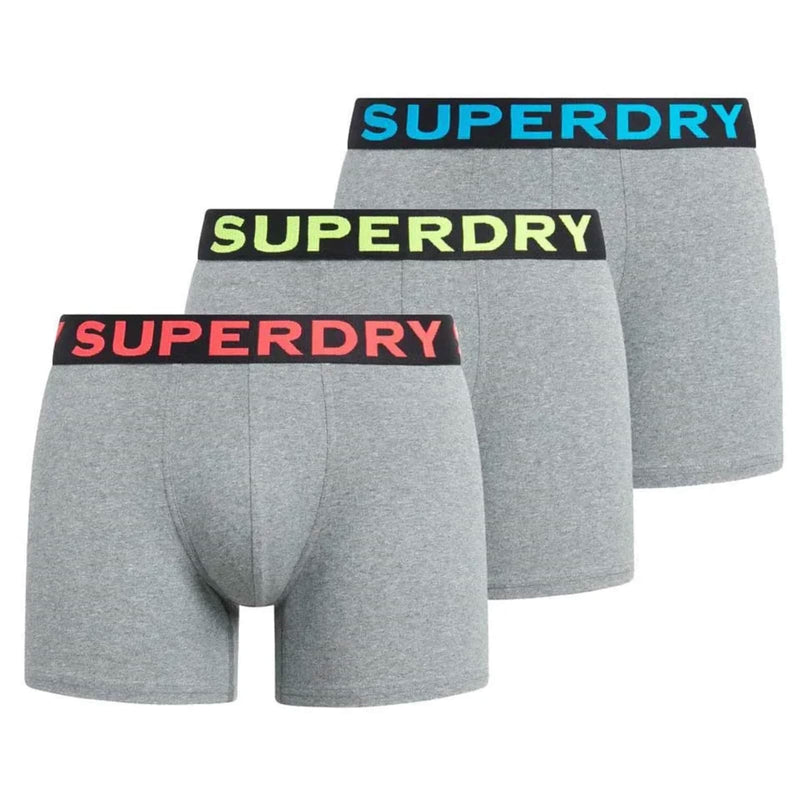 Superdry Mens Boxers 3 Pack Noos Grey Marl Northern Ireland Belfast