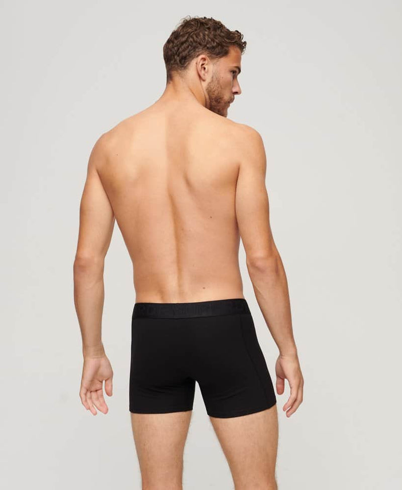 Superdry Men’s Boxers Classic 3 Pack Underwear Black Northern
