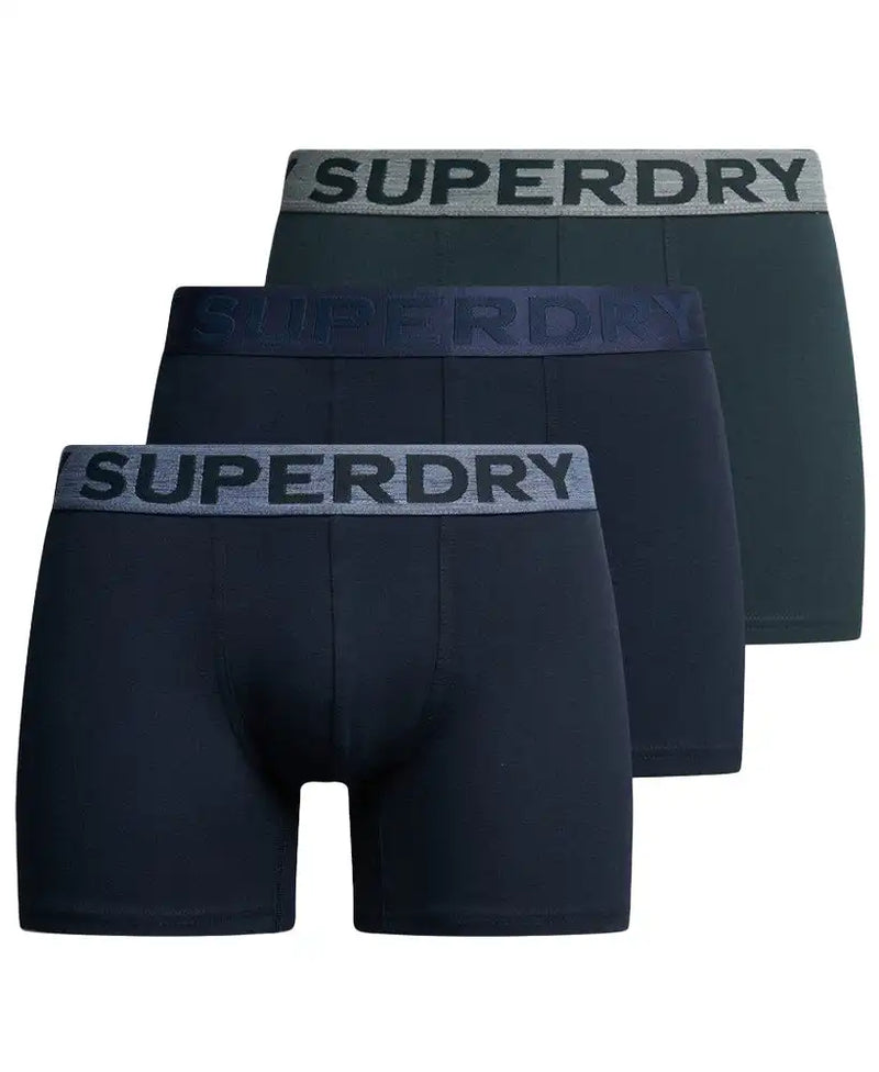 Superdry Mens Boxers Triple Pack Eclipse Navy Northern Ireland Belfast