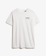 Superdry Mens British Design Relaxed T-Shirt Optic White Northern