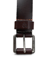 Superdry Mens Classic Leather Belt Dark Brown Northern Ireland Belfast