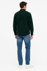 Superdry Mens Classic Needle Cord Shirt Eagle Green Northern Ireland