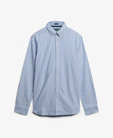 Superdry Mens Classic Oxford Shirt Broker Blue Stripe Northern