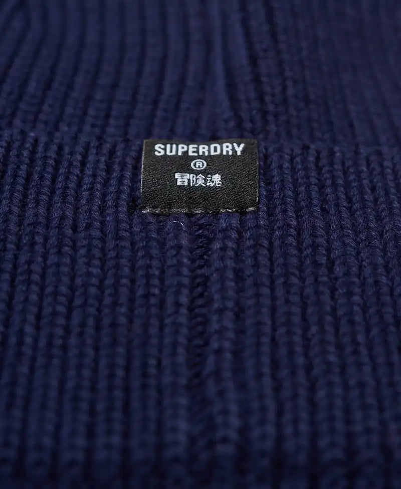 Superdry Men’s Code Beanie Hat Navy - Hats