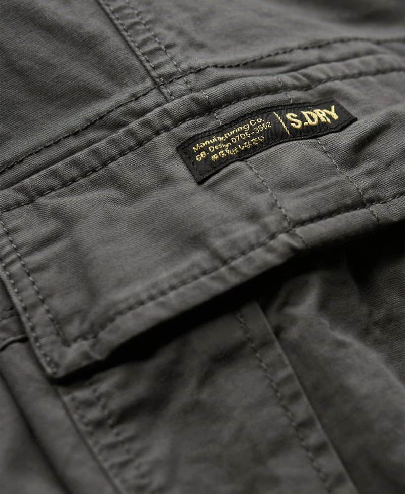 Superdry Mens Core Cargo Pants M7011014A Charcoal Grey Northern