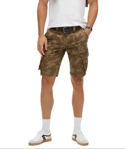 Superdry Mens Core Cargo Shorts American Woodland Camo Northern