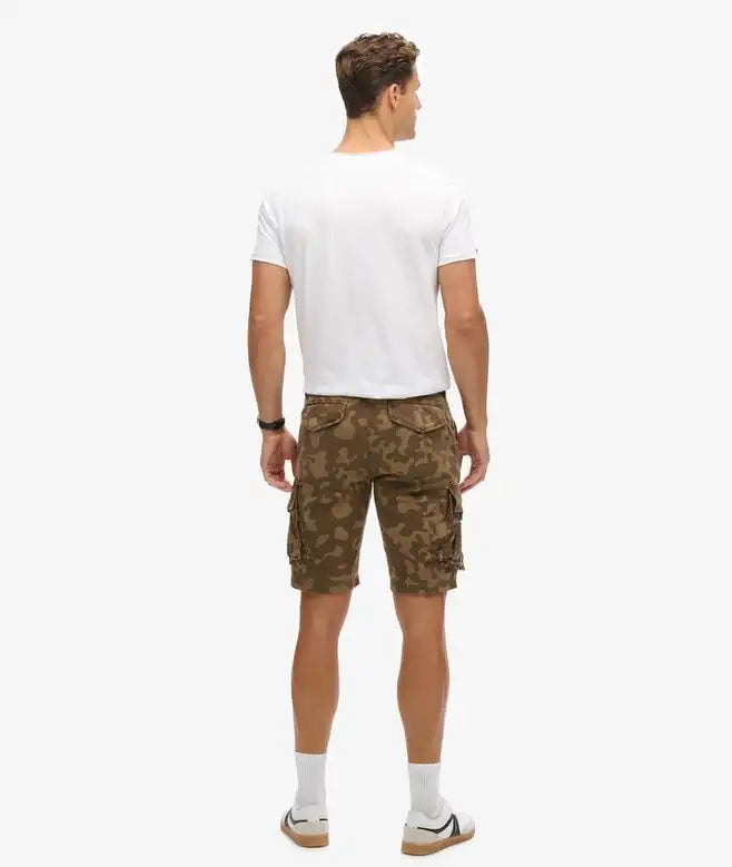 Superdry Mens Core Cargo Shorts American Woodland Camo Northern