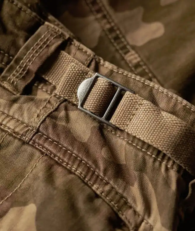 Superdry Mens Core Cargo Shorts American Woodland Camo Northern