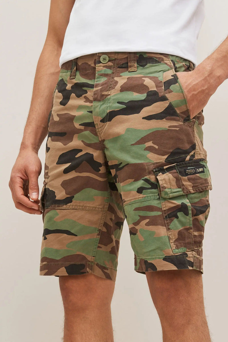 Superdry Mens Core Cargo Shorts Classic Camo Northern Ireland Belfast