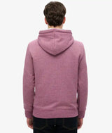 Superdry Mens Core Logo Great Outdoors Hoodie Beach Burgundy Grit