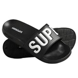 Superdry Mens Core Pool Slides Black/Optic White Northern Ireland