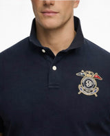 Superdry Mens Crest Polo Shirt Darkest Navy Northern Ireland Belfast