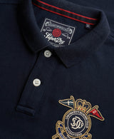 Superdry Mens Crest Polo Shirt Darkest Navy Northern Ireland Belfast