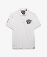 Superdry Mens Crest Polo Shirt Optic White Northern Ireland Belfast